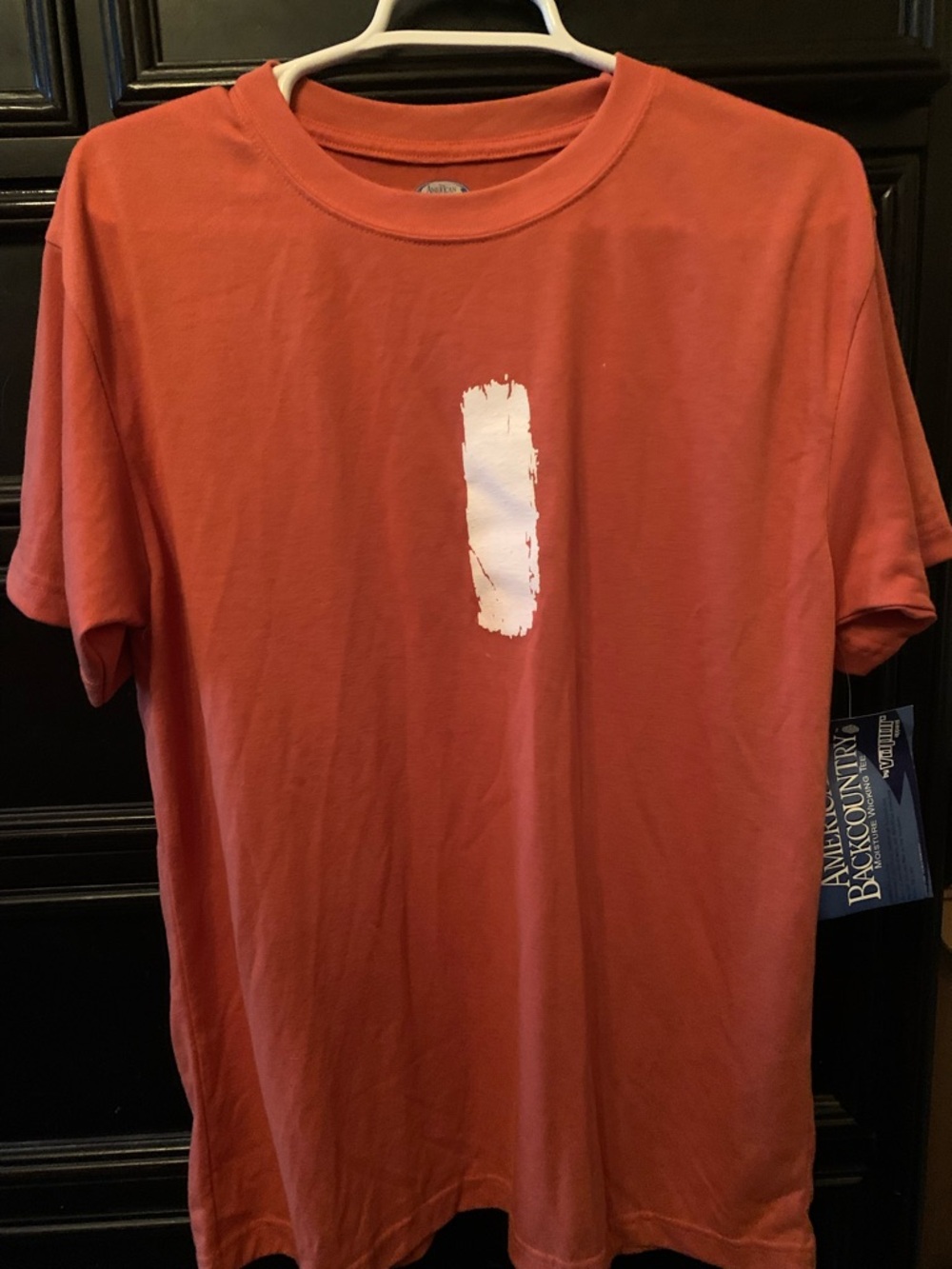Men's Rust Short-Sleeve Graphic Crewneck T-Shirt